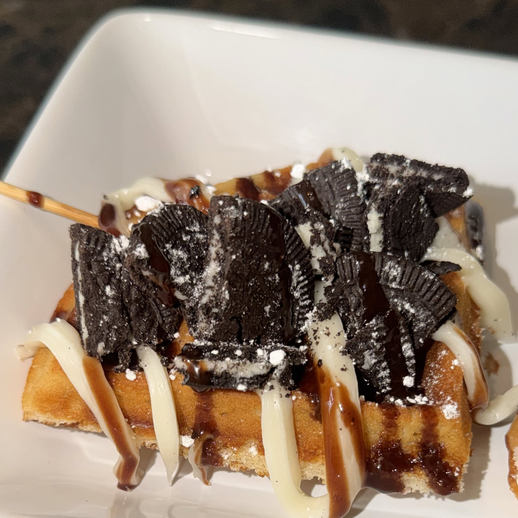Oreo waffle