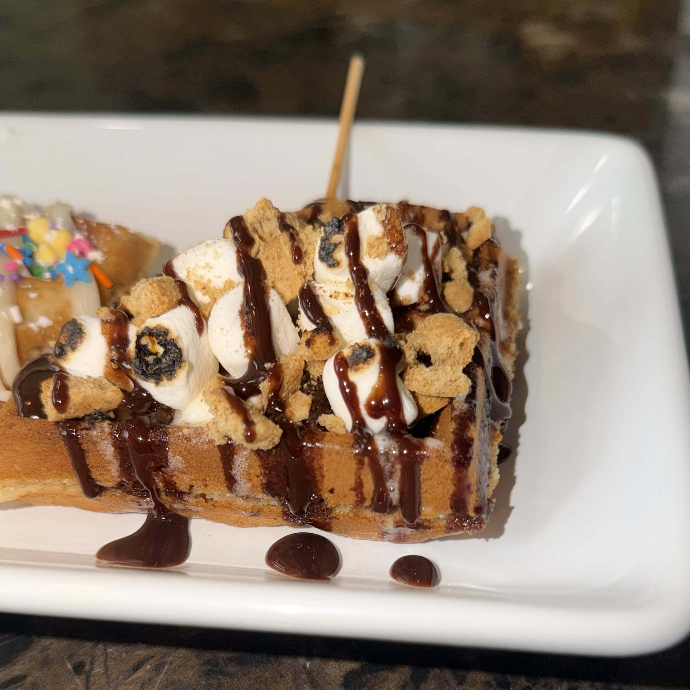 S'mores waffle